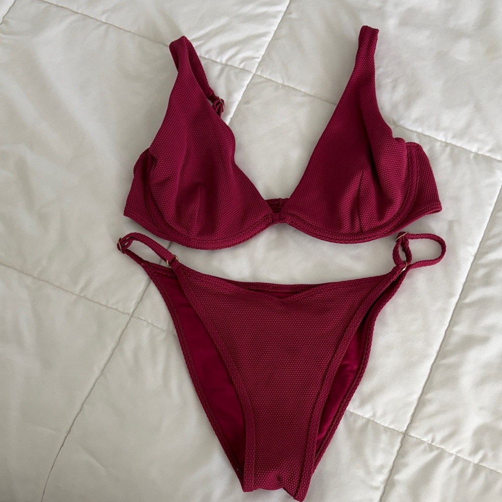 Hollister Red Bikini Set
